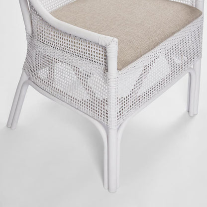 Victoria Hamptons Dining Chair White