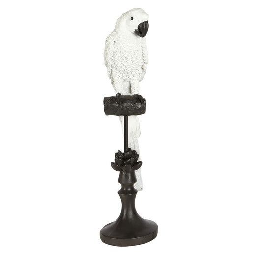 Alexa Parrot Sculpture White