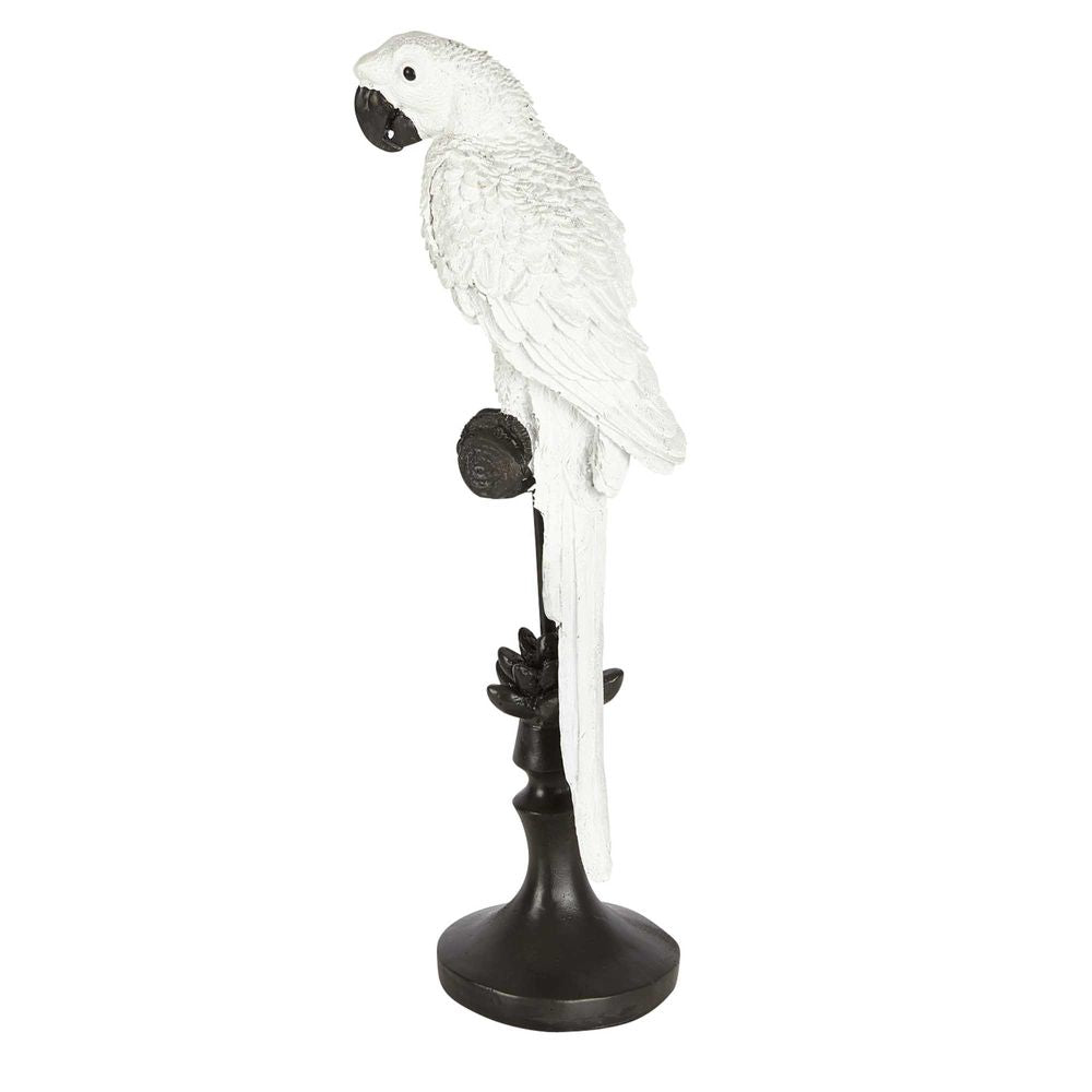 Alexa Parrot Sculpture White