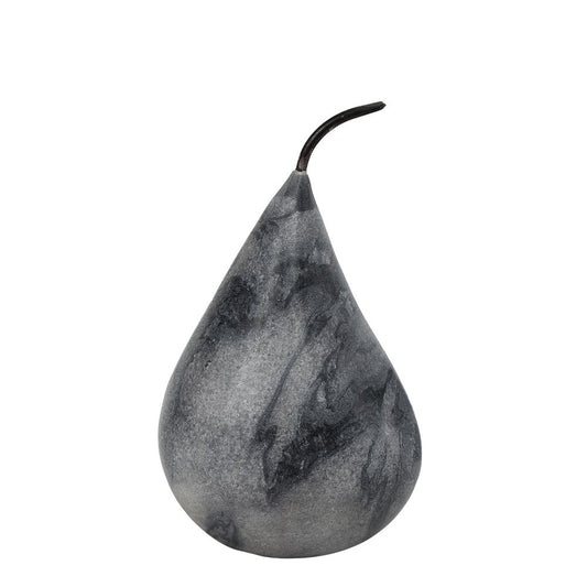 Marble Pear Large Black