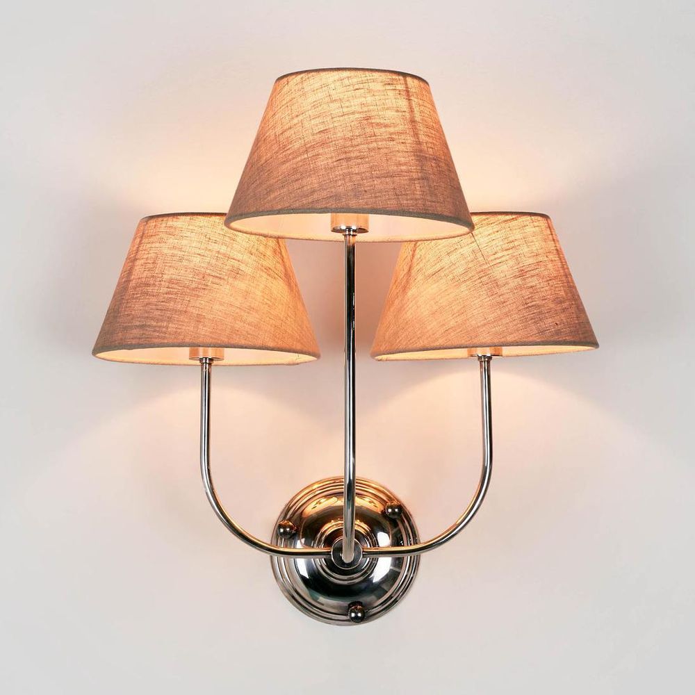 Trilogy Wall Light Base Antique Silver
