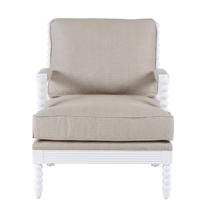 Elizabeth Bobbin Hamptons Armchair White