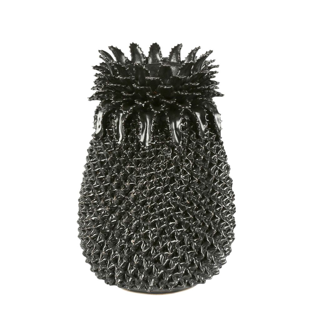 Pineapple Vase Black