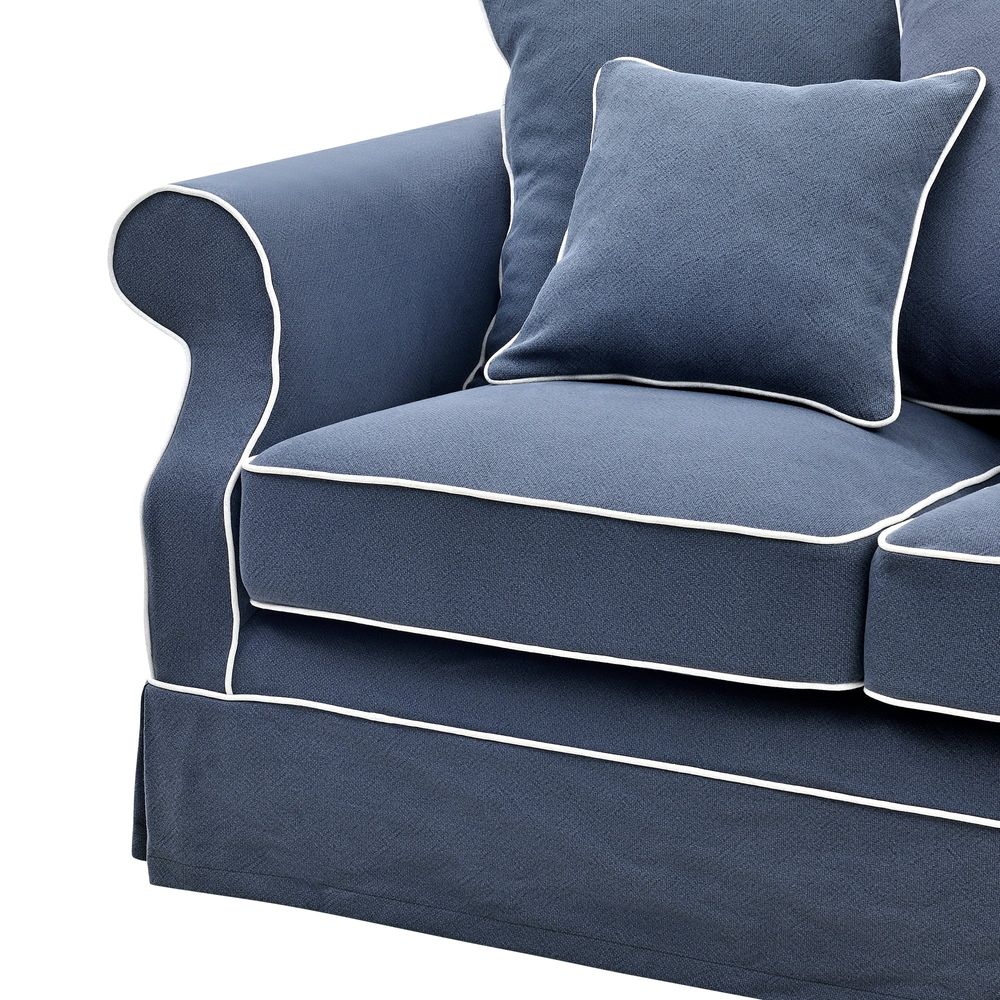 Slip Cover Only - Avalon Hamptons 2 Seat Sofa Navy