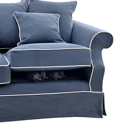 Slip Cover Only - Avalon Hamptons 2 Seat Sofa Navy