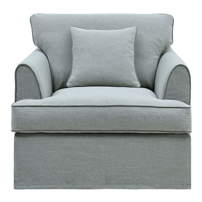 Slip Cover Only - Byron Hamptons Armchair Sage