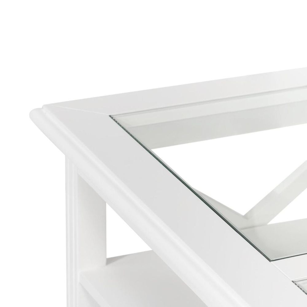 Sorrento Hamptons Square 120Cm Coffee Table White