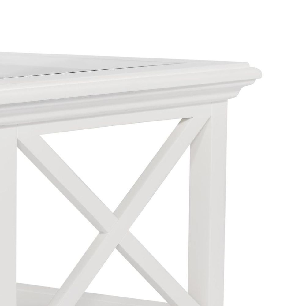 Sorrento Hamptons Square 120Cm Coffee Table White