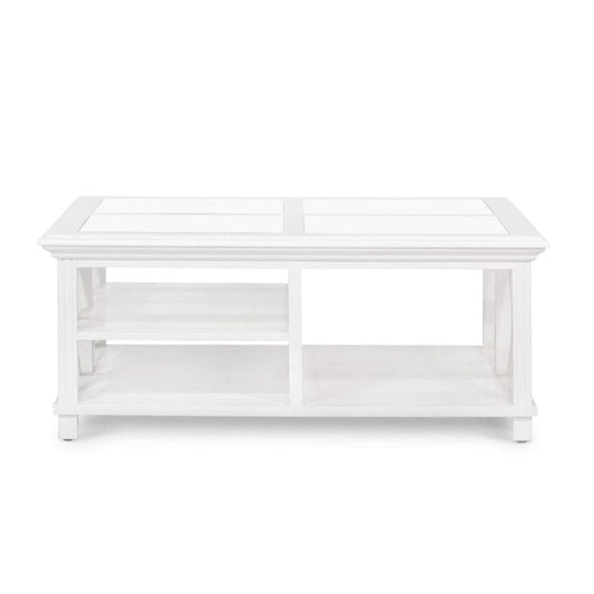 Sorrento Hamptons Square 120Cm Coffee Table White