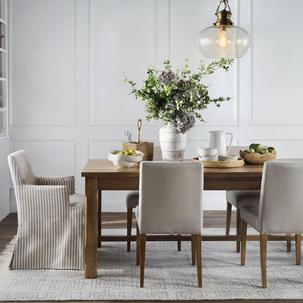 Balmoral Extendable 3.1 M Hamptons Oakwood Dining Table