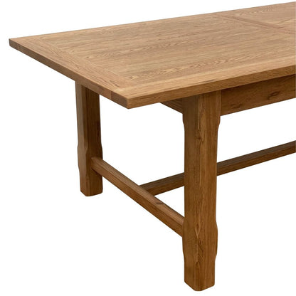 Balmoral Extendable 3.1 M Hamptons Oakwood Dining Table