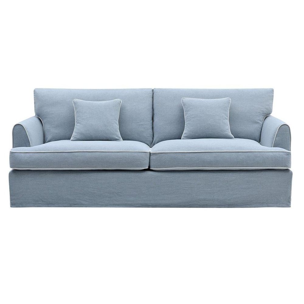 Slip Cover Only - Byron Hamptons 3 Seat Sofa Beach