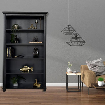 Sorrento 180Cm Bookshelf Black