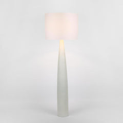 Samson Floor Lamp Base White With Shade White