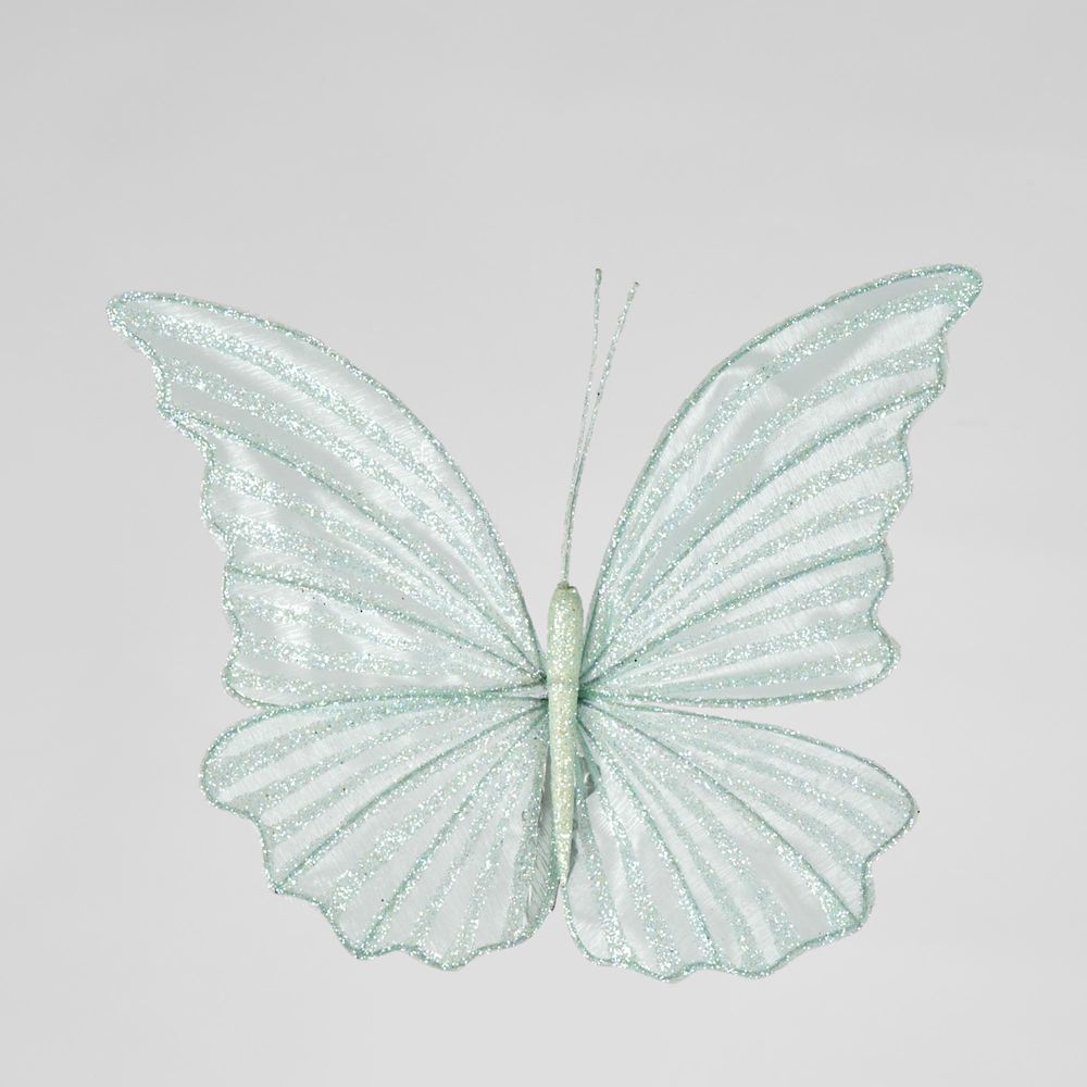 Sera Clip On Butterfly Mint Green Sml