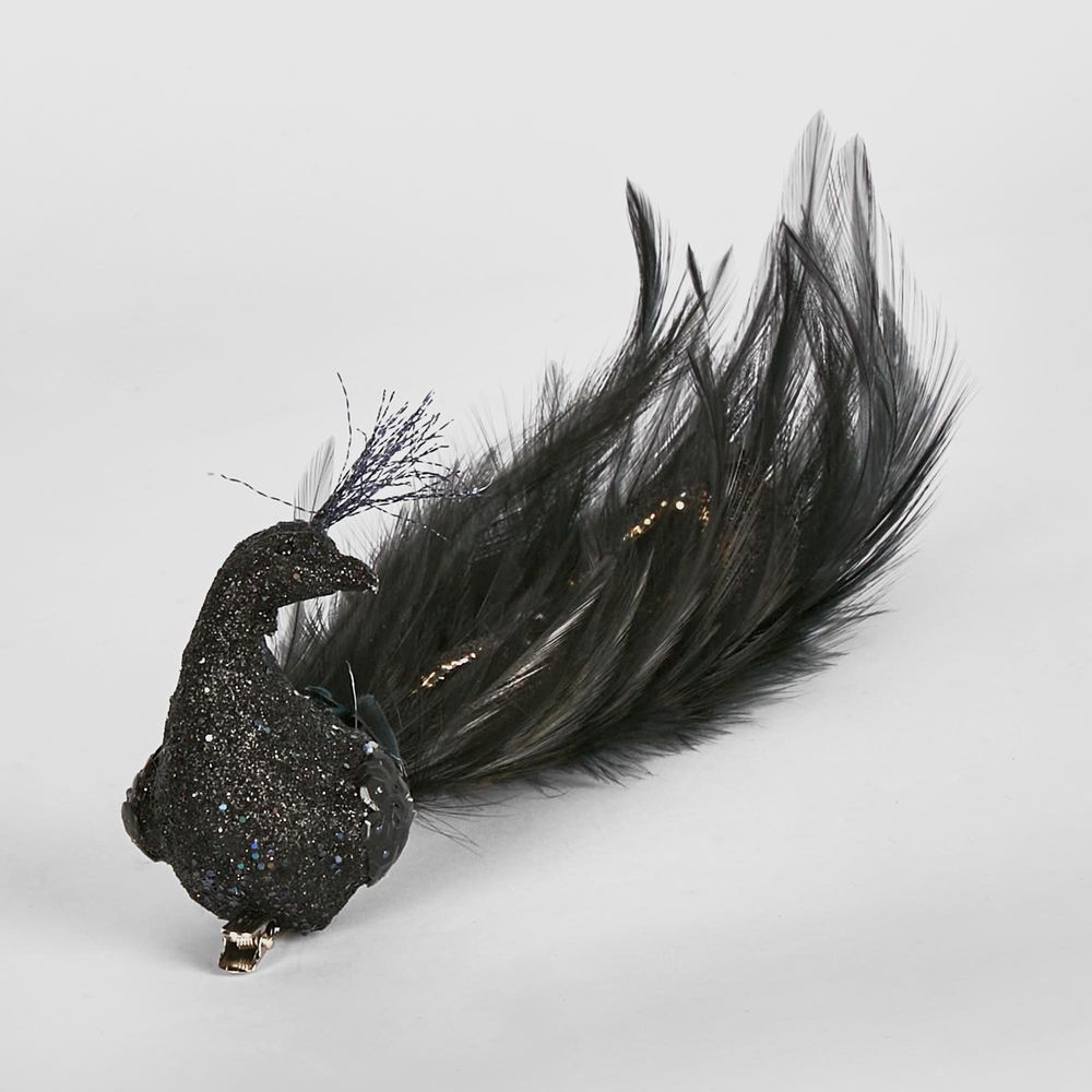 Nayle Clip On Peacock Black