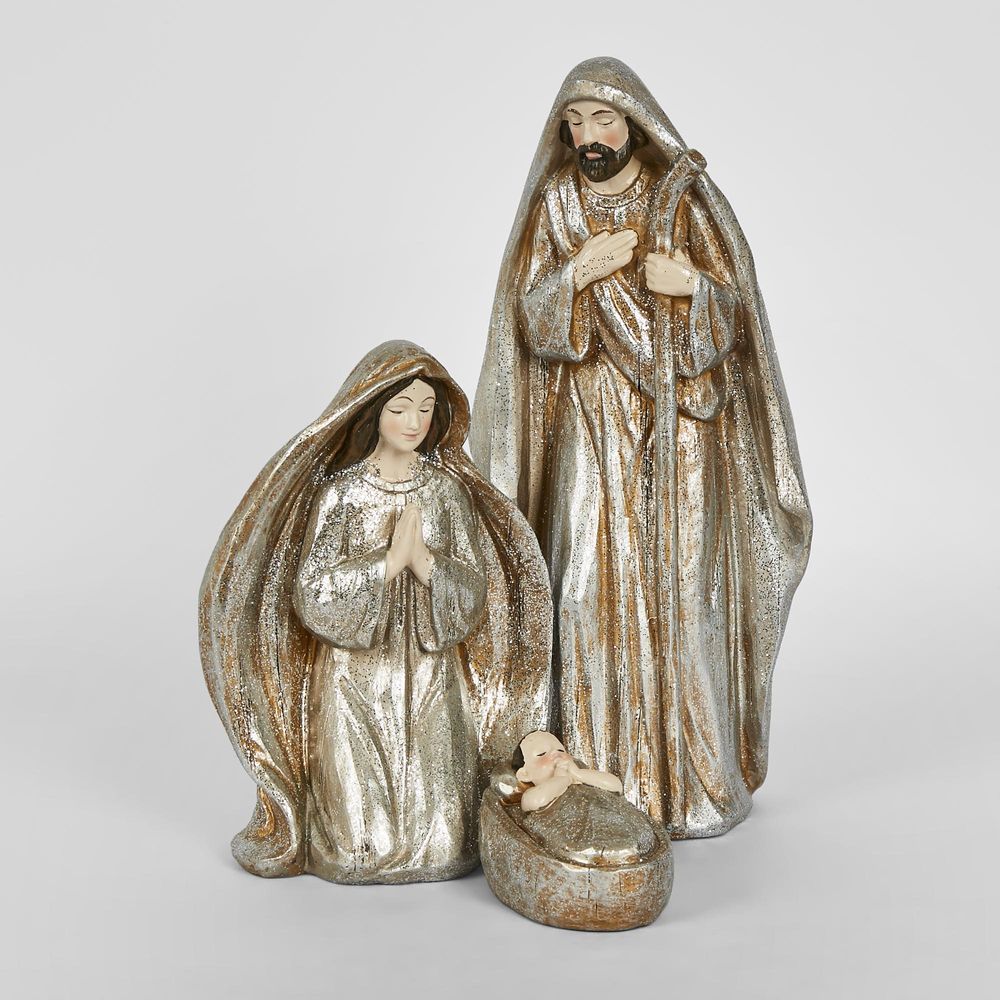 Champagne Nativity Collection (Set Of 8)