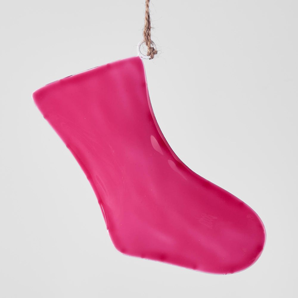 Benny Iron Hanging Sock Pink Lge