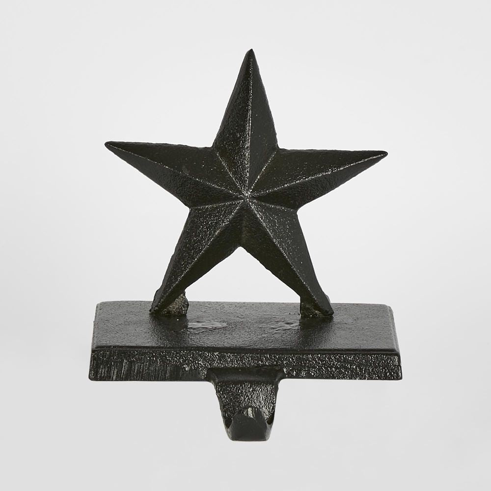 Star Stocking Holder Black