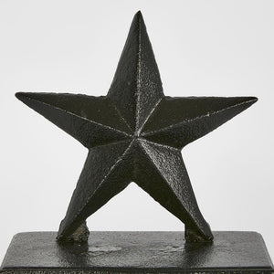 Star Stocking Holder Black