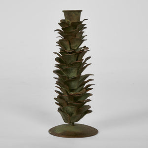 Pinecone Candle Stand Lge