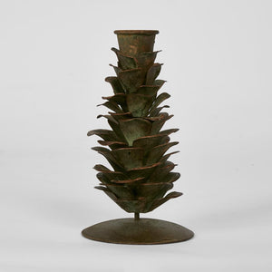 Pinecone Candle Stand Sml