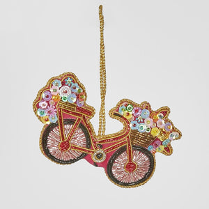 Flora Bicycle Hanging Decoration