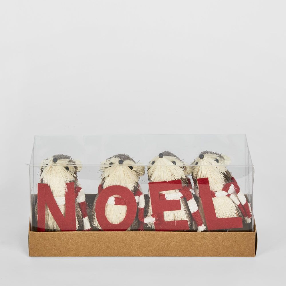 Noel Mice Family (Set Of 4)