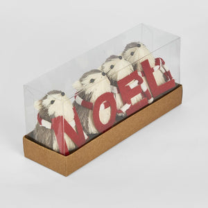 Noel Mice Family (Set Of 4)