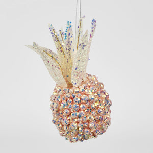 Shimmer Hanging Pineapple Pink