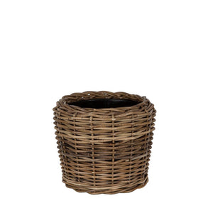 Round Rattan Basket Small Natural