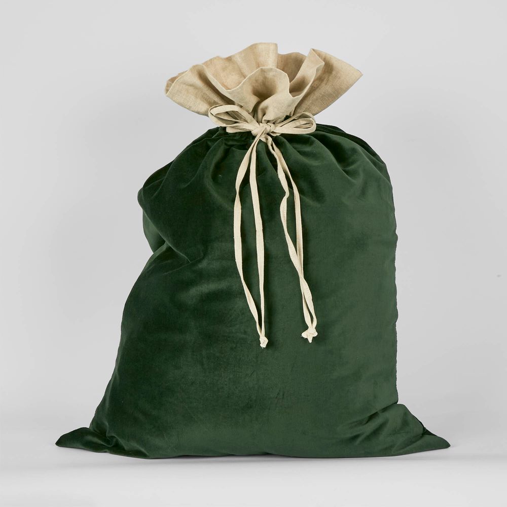 Forest Velvet Sack