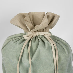 Light Green Velvet Sack