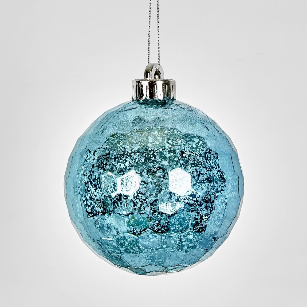 Glist Bauble (Set Of 4) Light Blue