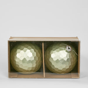 Dymm Bauble (Set Of 2) Pale Green