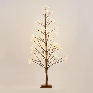 Nature Brown Starry Tree 120Cm With 660Led