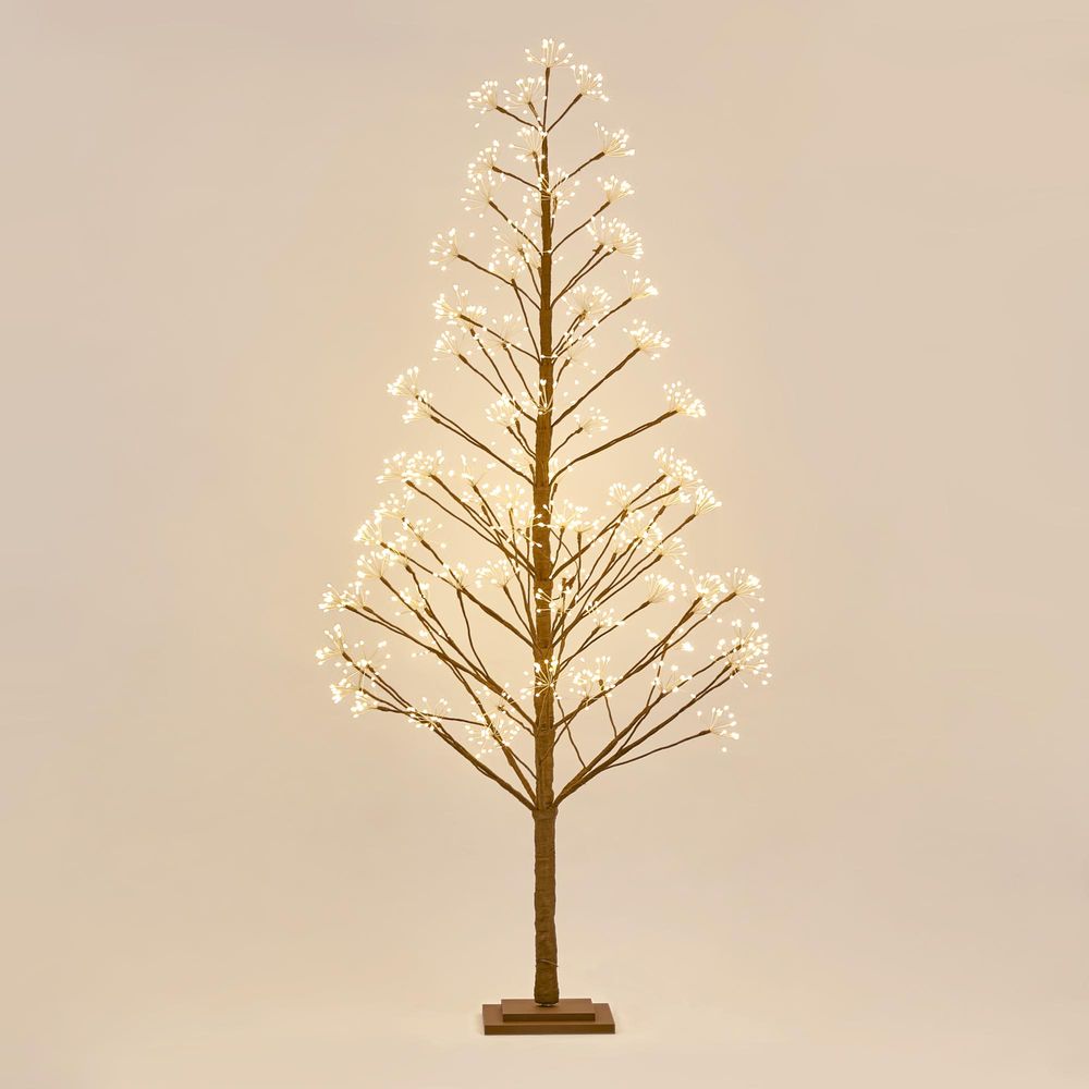 Nature Brown Starry Tree 180Cm With 1395Led