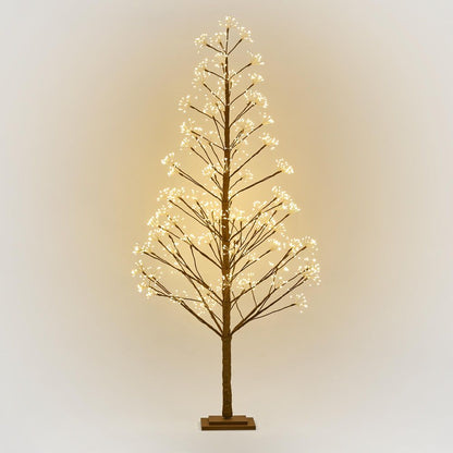 Nature Brown Starry Tree 180Cm With 1395Led