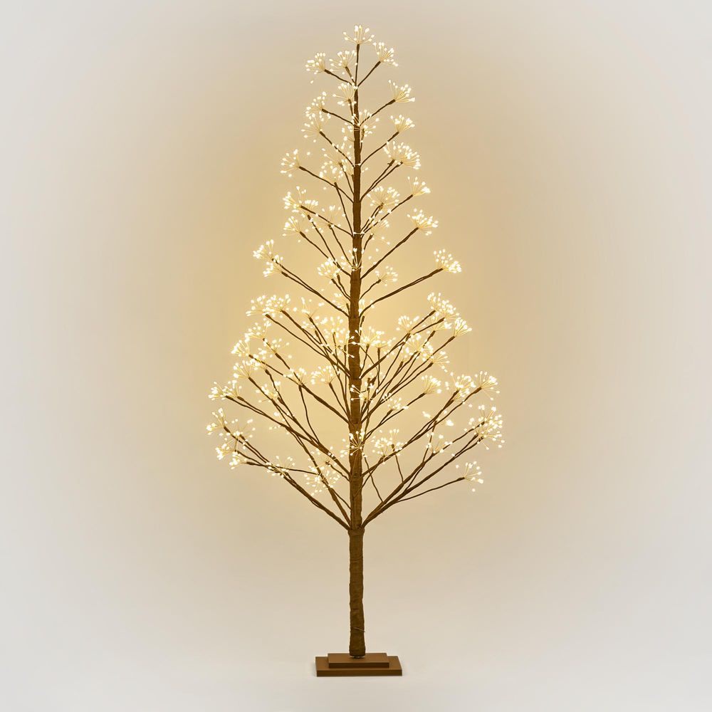 Nature Brown Starry Tree 180Cm With 1395Led