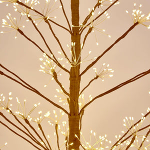 Nature Brown Starry Tree 180Cm With 1395Led