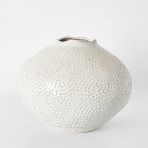 Jaylen Round Vase Cream