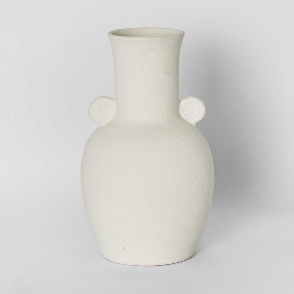 Cleo Vase White Medium