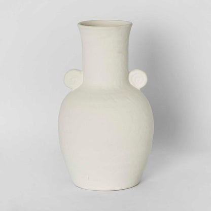 Cleo Vase White Medium