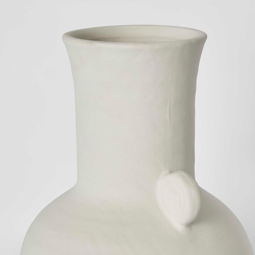 Cleo Vase White Medium