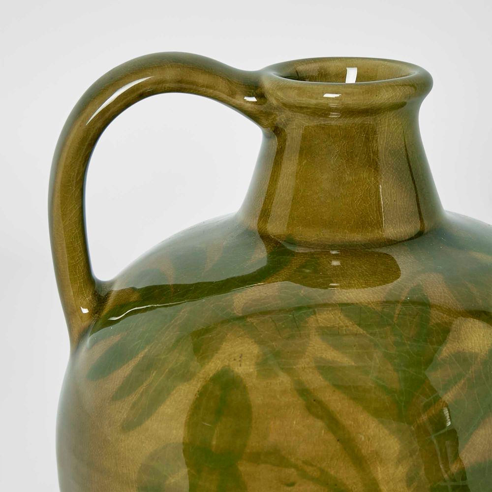 Mae Terracotta Green Bottle