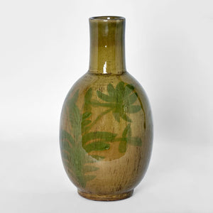 Mae Terracotta Green Tall Vase