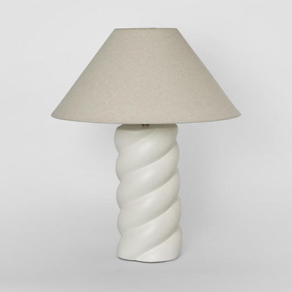 Twist Column Lamp & Shade