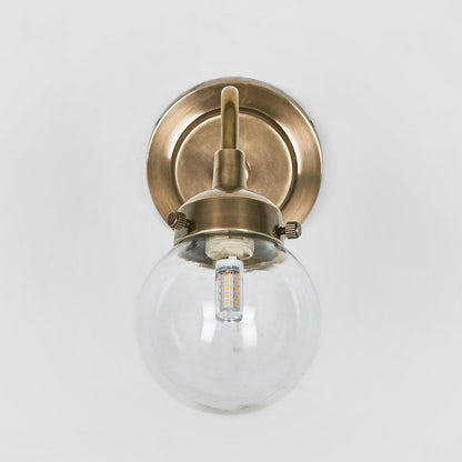 Beacon Outdoor Wall Light Antique Brass