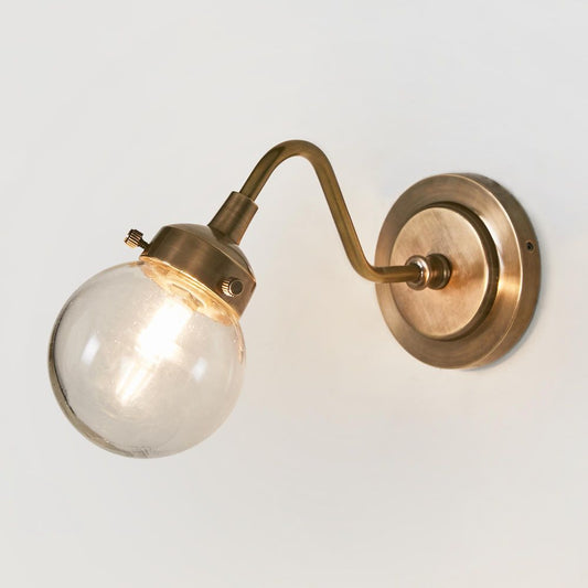 Beacon Outdoor Wall Light Antique Brass