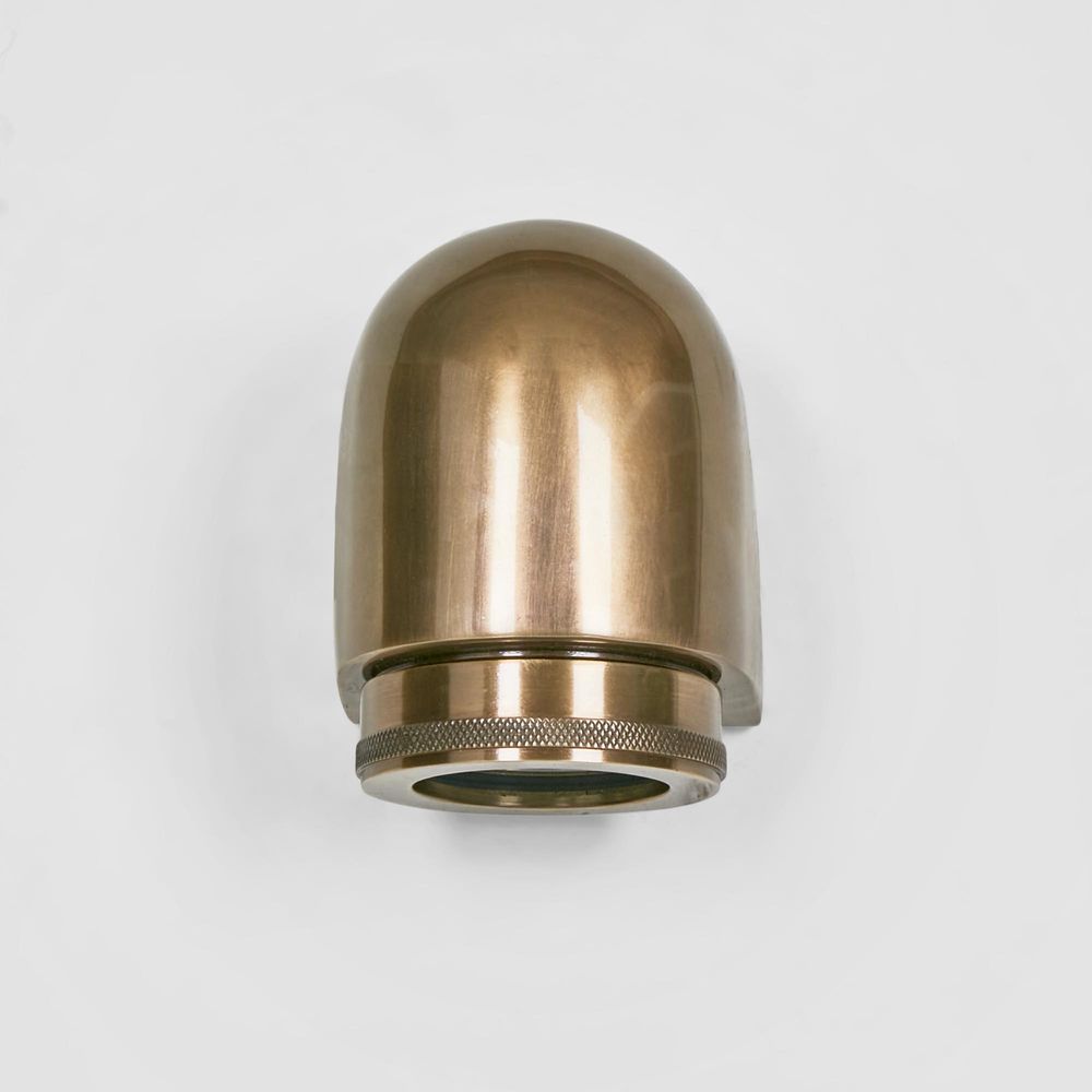 Sea Rock Outdoor Wall Light Antique Brass